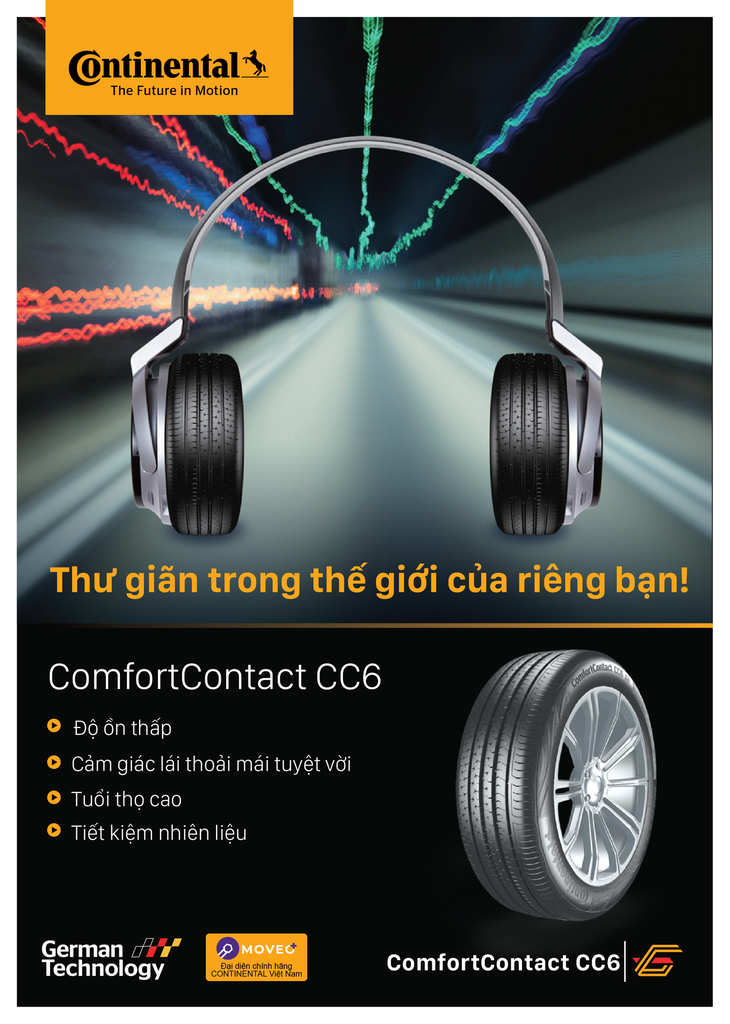 Lốp xe Continental 175/70R14 ComfortContact CC6 Malaysia