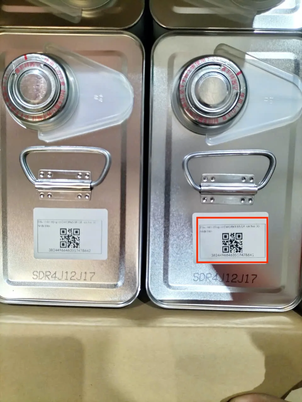 Serial Number where to scanning