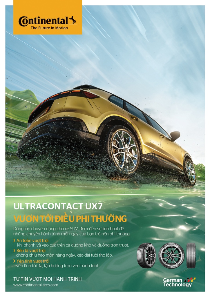 Lốp xe Continental 235/55R19 UltraContact UX7 Thái Lan